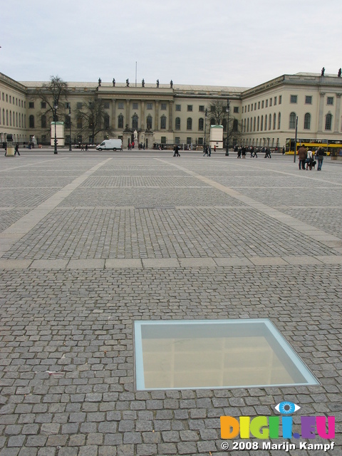 25510 Monument to the 10th May 1933 Book Burning, Bebel Platz Unter den Linden